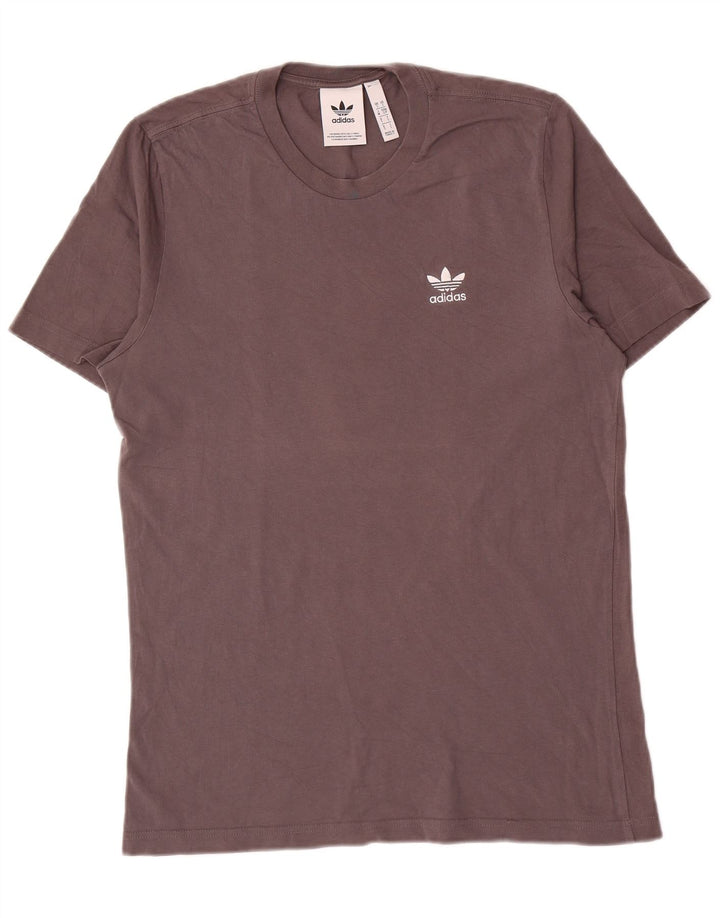 Adidas Mens Camiseta Top Pequeno Cinza
