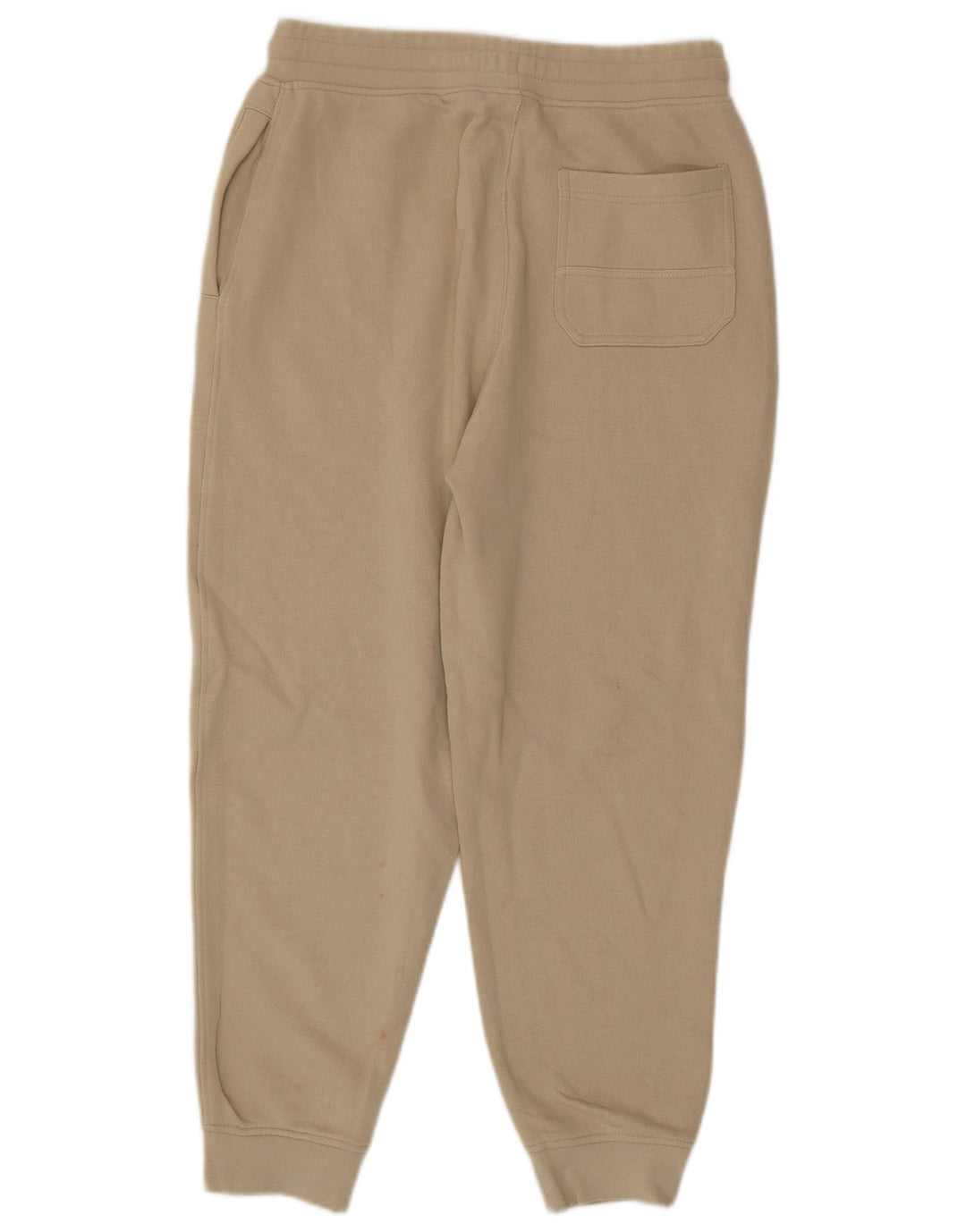 Zara Calça de treino masculina Joggers médio algodão bege