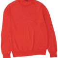 Zara Suéter masculino com gola redonda e algodão vermelho médio