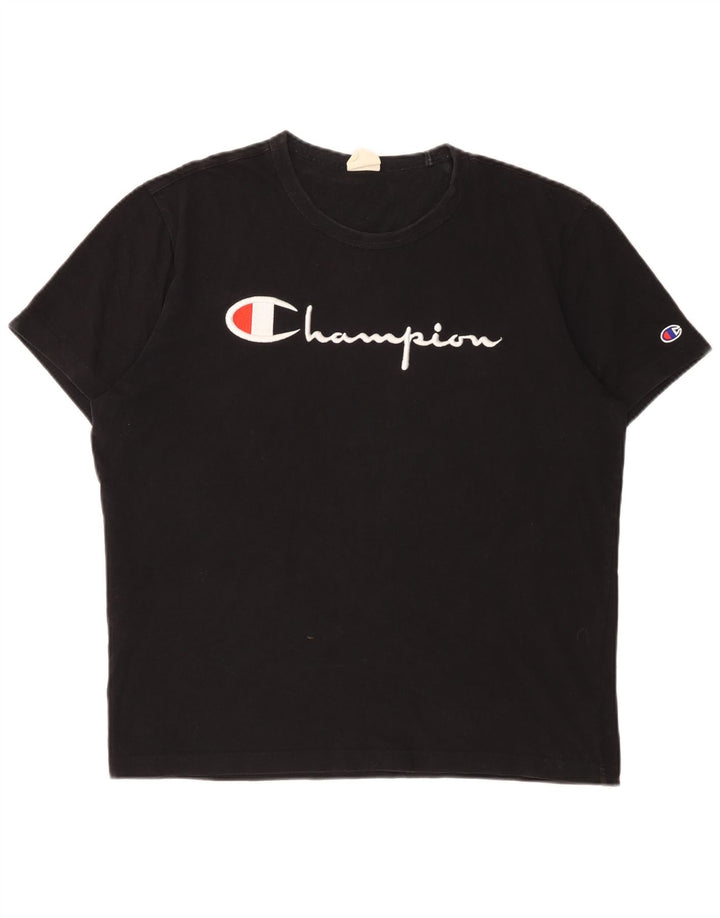 Camiseta gráfica masculina Champion XL preta