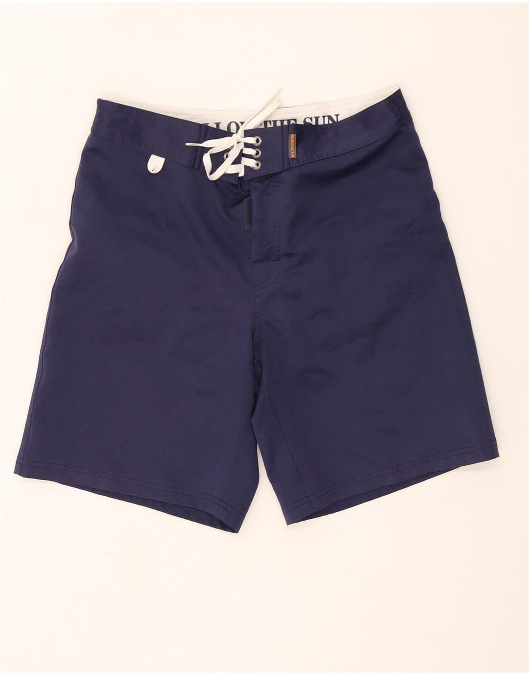 Shorts de natação Sundek masculino regular fit gráfico médio W30 L8 azul