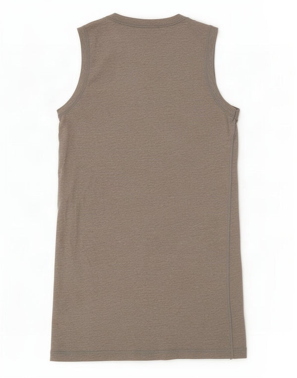 Colete gráfico feminino Dolce & Gabbana Top IT 40 pequeno cinza manchado