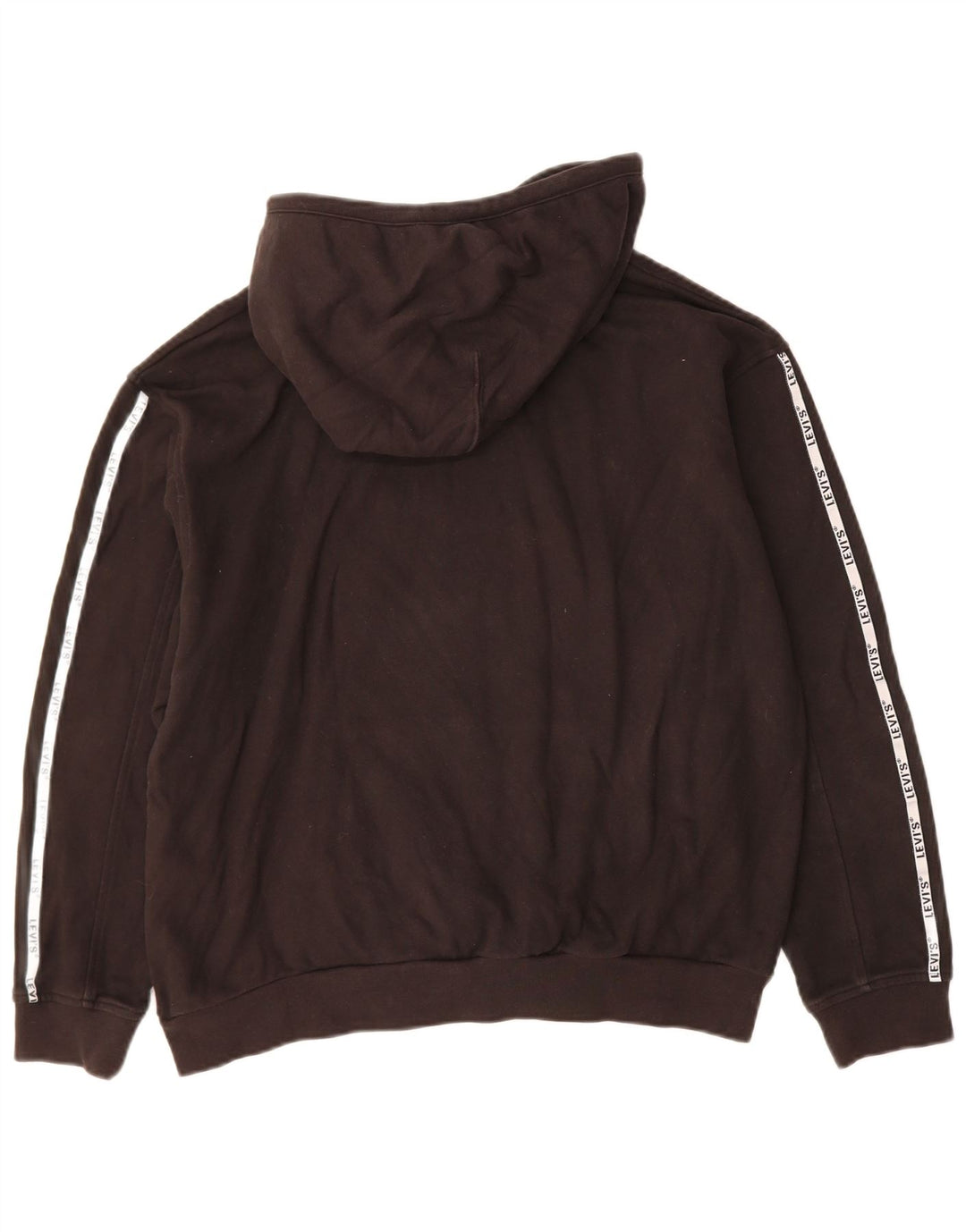 Suéter com capuz gráfico masculino LEVI'S médio algodão preto