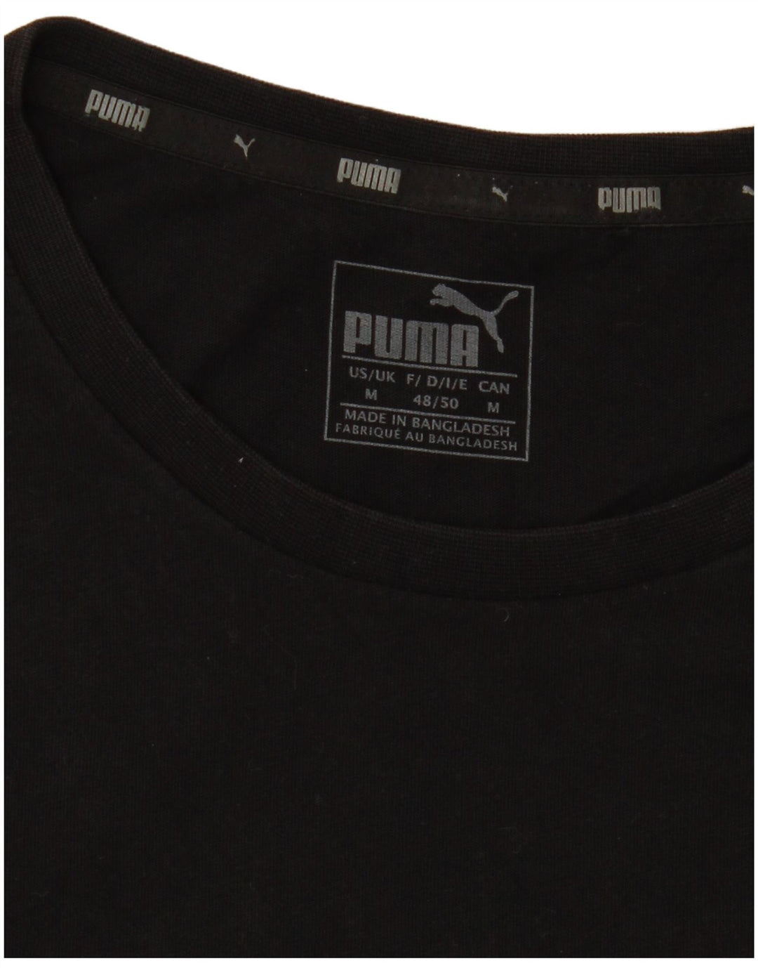 Camiseta Puma Masculina Graphic Top Médio Preto