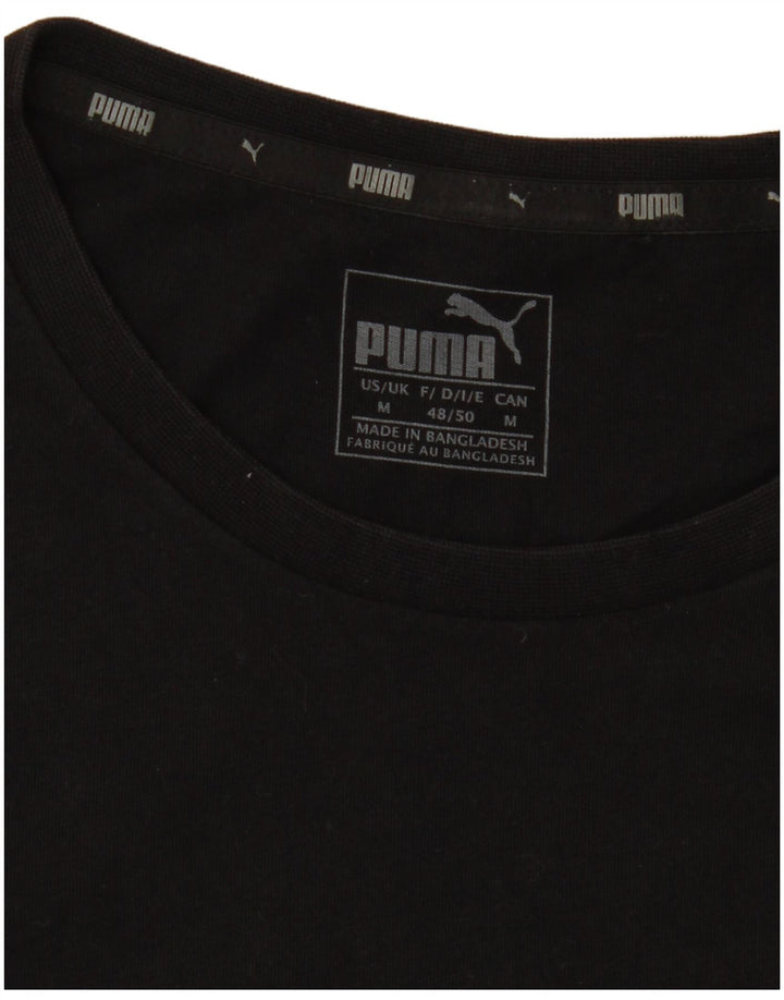 Camiseta Puma Masculina Graphic Top Médio Preto