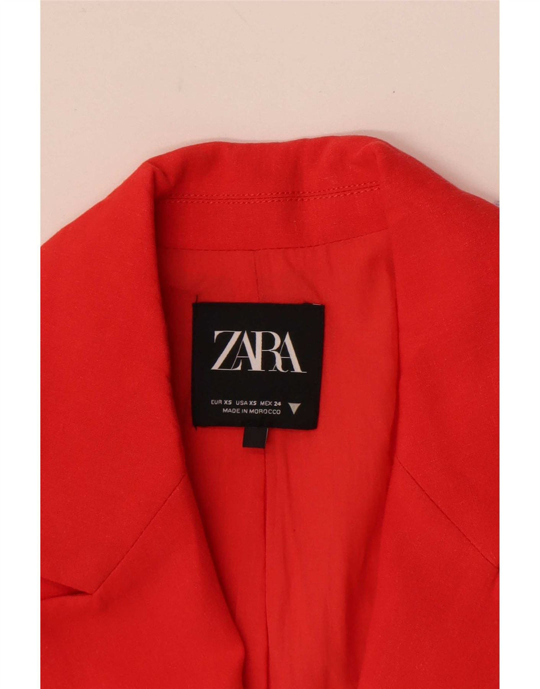 Jaqueta Bolero Feminina Zara UK 6 XS Vermelho