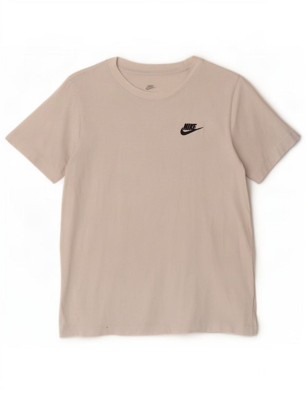 Camiseta Nike Boys Top 12-13 Anos Grande Algodão Branco