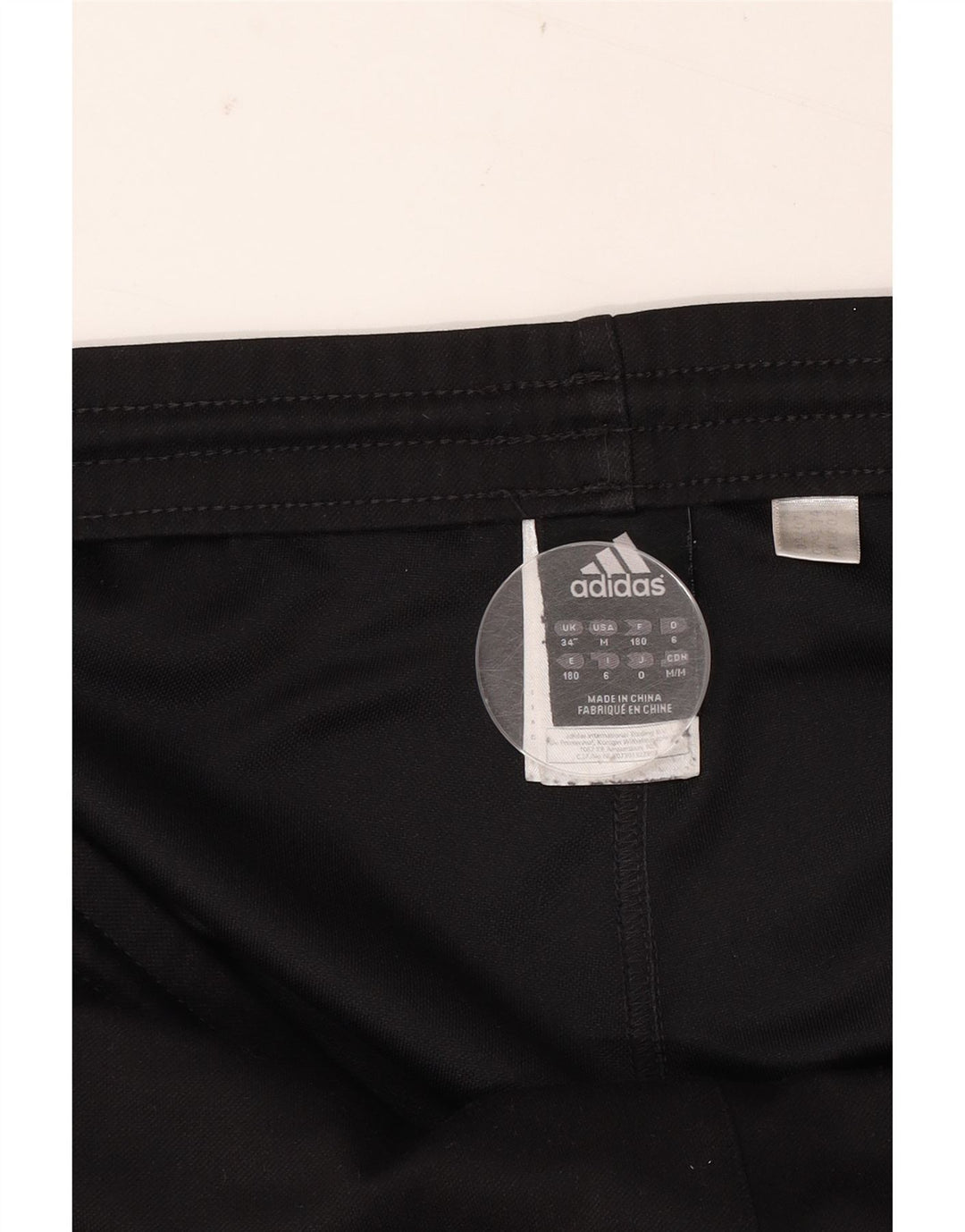 Calça de treino masculina Adidas Climalite Graphic grande poliéster preto