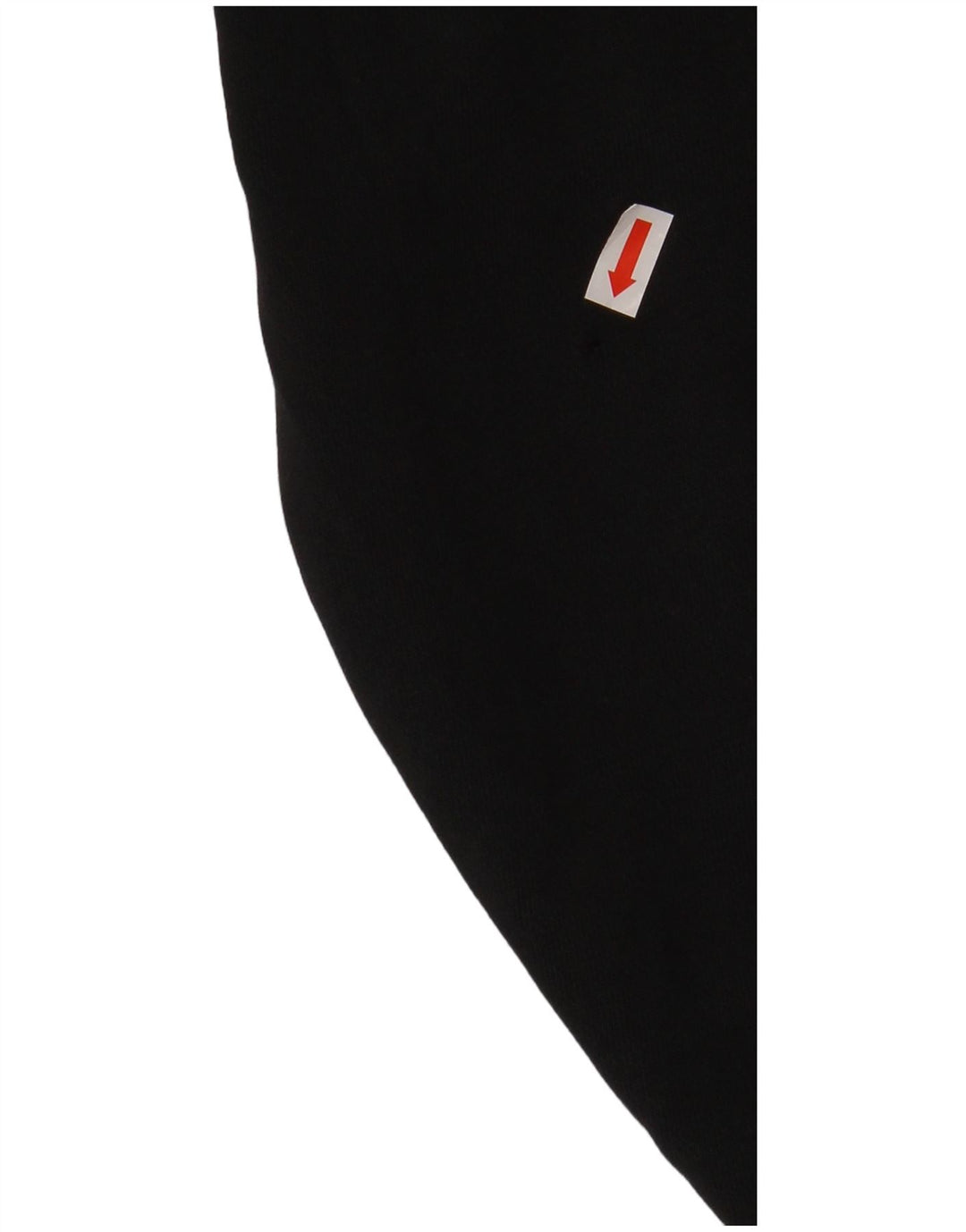 ADIDAS Womens Oversized Crop Hoodie Jumper UK 6 XS Preto Algodão