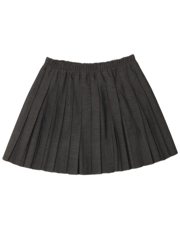 Saia plissada feminina Ecco EU 42 grande W32 cinza viscose