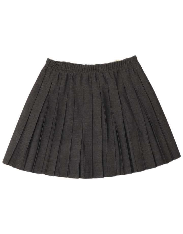 Saia plissada feminina Ecco EU 42 grande W32 cinza viscose