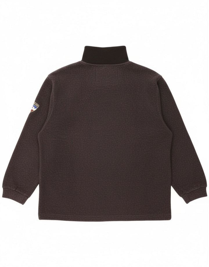 Cape Horn Mens Zip Neck Moletom Jumper XL Preto Poliéster