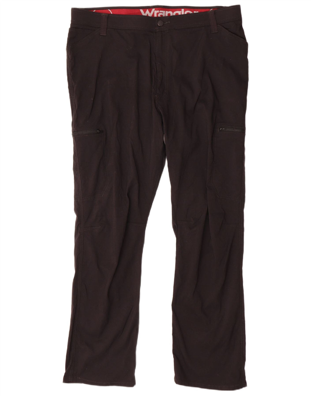 Calça cargo feminina reta WRANGLER W42 L30 nylon preto