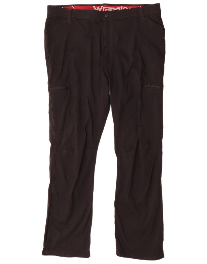 Calça cargo feminina reta WRANGLER W42 L30 nylon preto