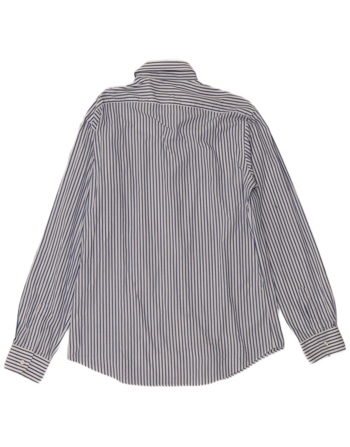 Camisa masculina CALVIN KLEIN 2XL algodão listrado branco