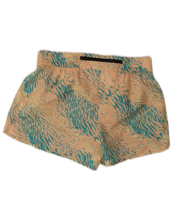 Shorts esportivos femininos The North Face UK 10 poliéster rosa pequeno com estampa animal