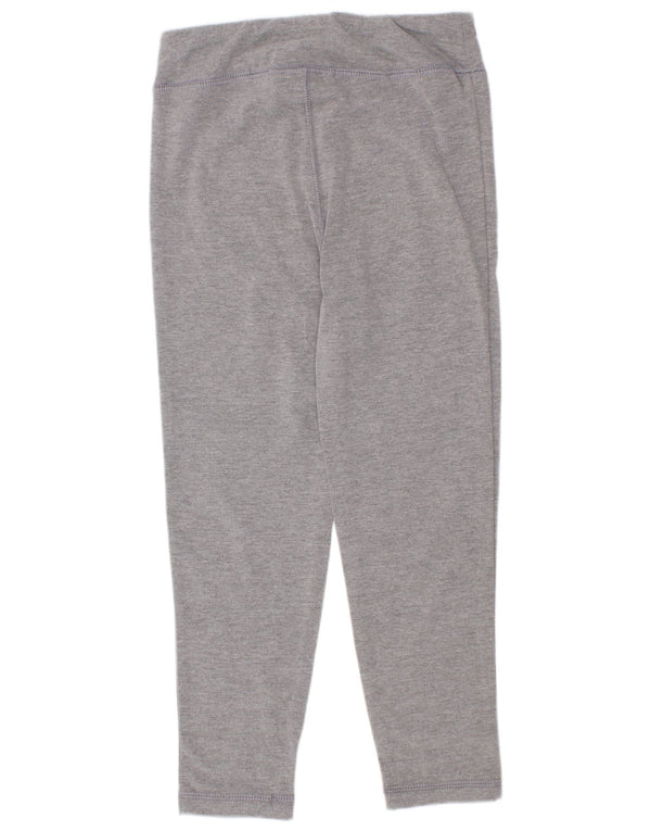 Leggings Reebok Graphic para meninas 5-6 anos algodão manchado cinza