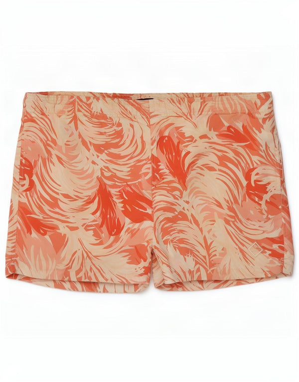 Shorts de natação masculinos Gant, poliéster tie-dye multicolorido médio