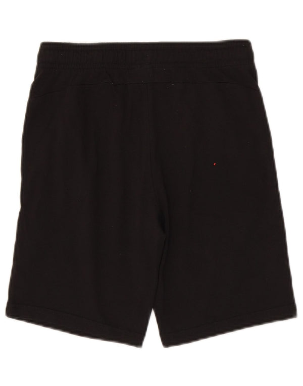 Shorts esportivos gráficos Puma Boys 9-10 anos preto algodão