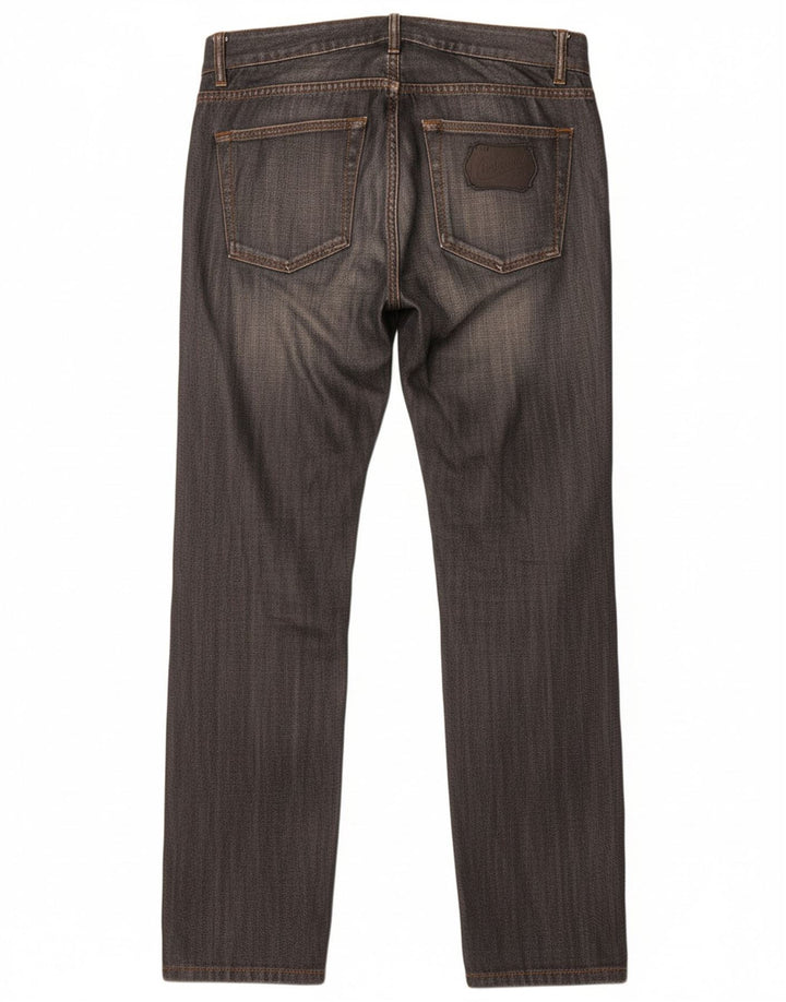 RICHMOND Jeans masculino reto W30 L34 cinza