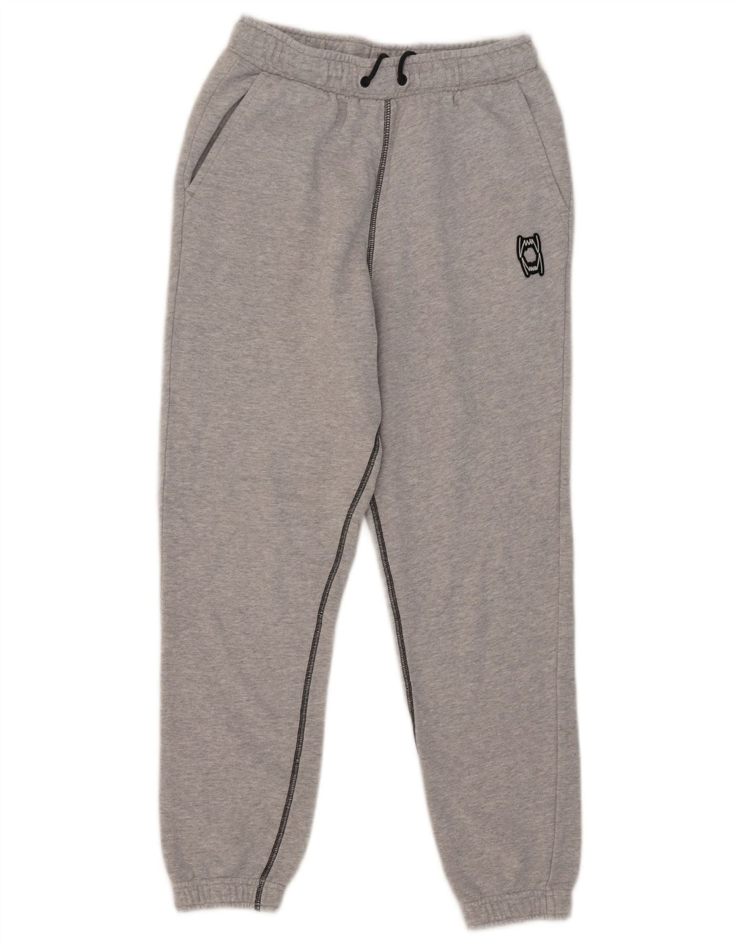 Calça esportiva masculina Puma Joggers pequena cinza manchada