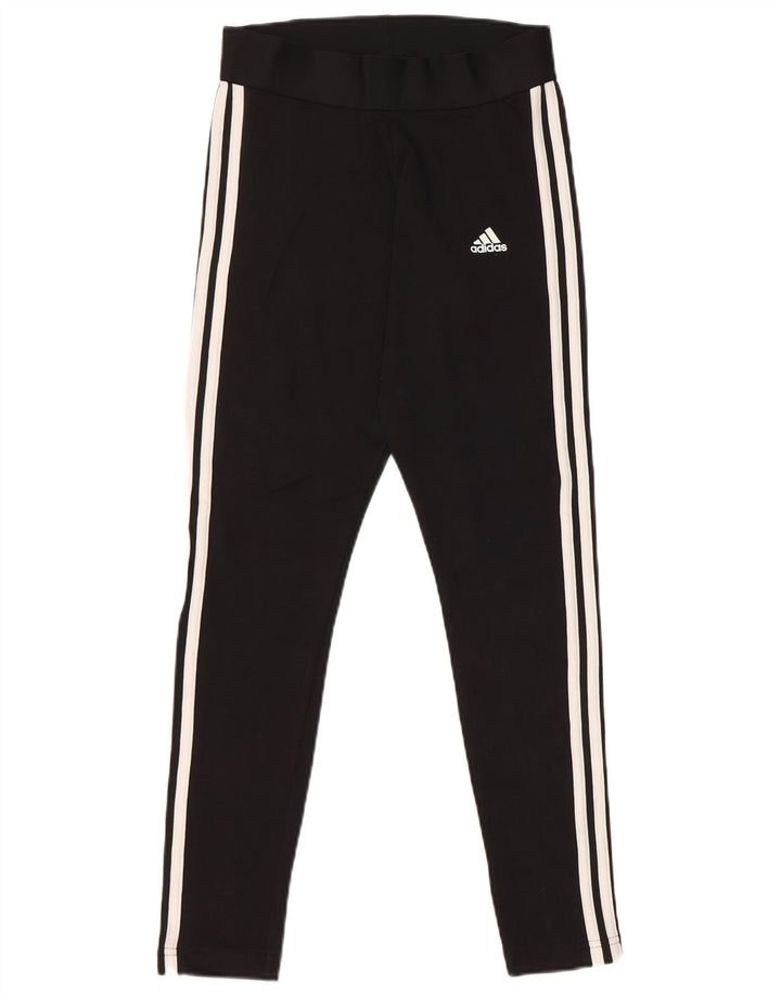 Leggings Adidas Femininas UK 8/10 Pequenas Pretas