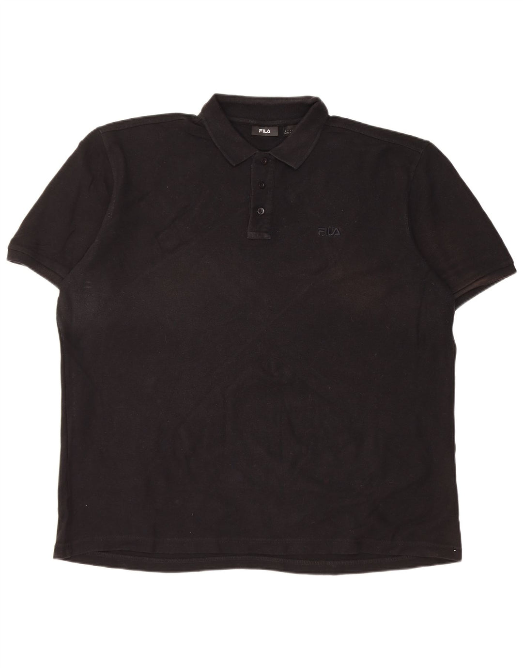 Polo masculino Fila manga curta regular fit XL preto
