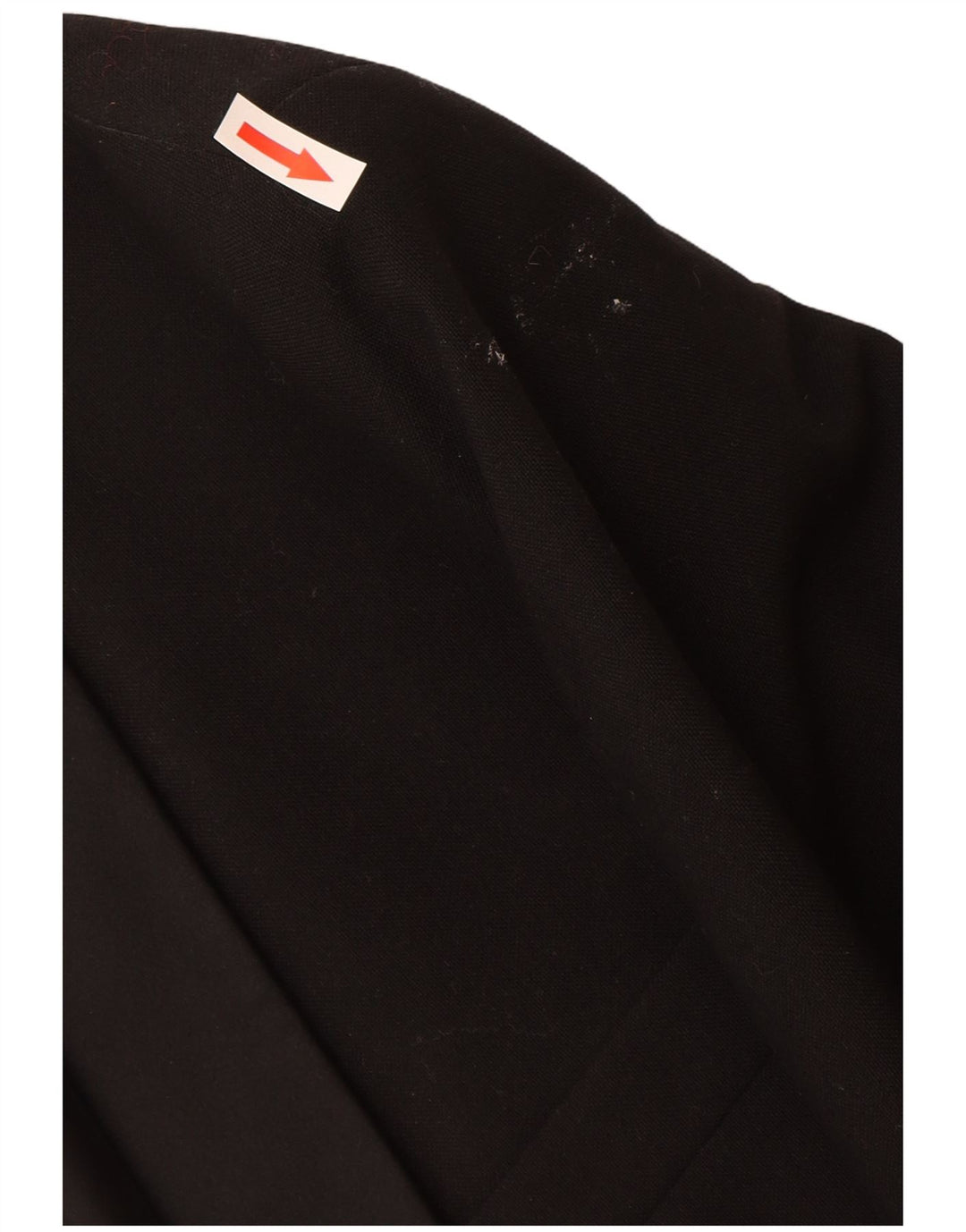 Jaqueta blazer masculina vintage com 1 botão UE 50 grande lã preta nova