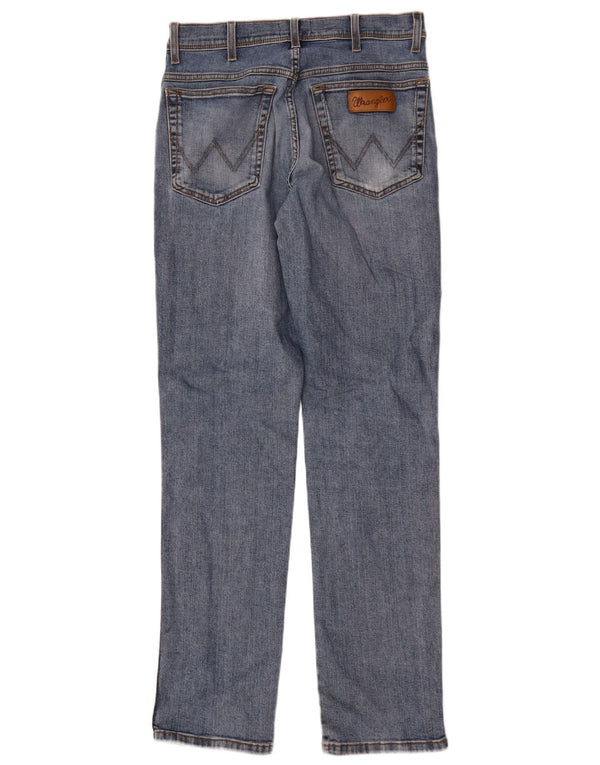 Wrangler Masculino Texas Straight Jeans W32 L34 Azul Algodão