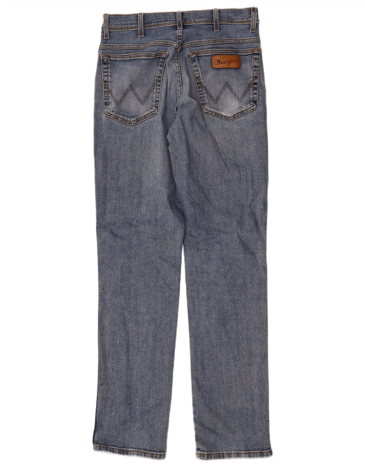 Wrangler Masculino Texas Straight Jeans W32 L34 Azul Algodão