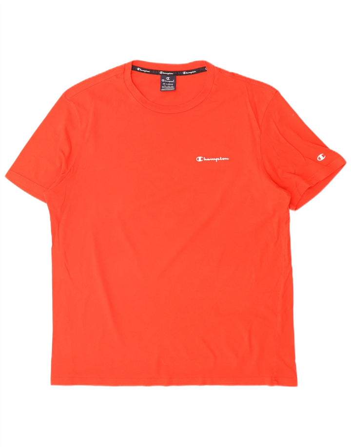 CAMPEÃO Camiseta Masculina Top 2XL Algodão Vermelho