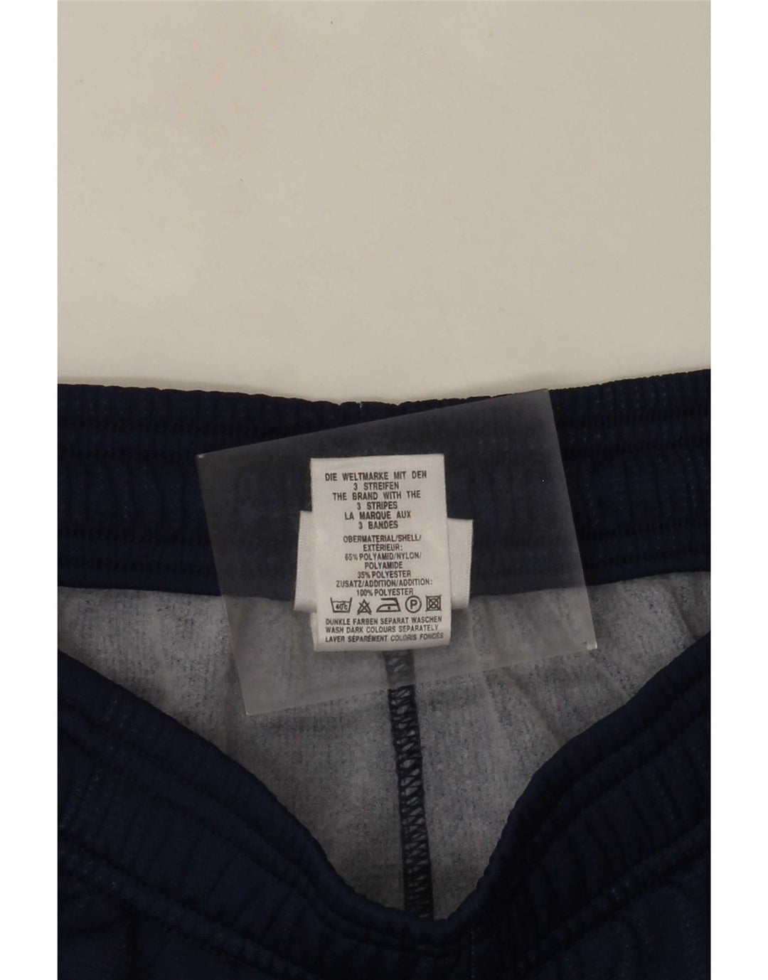 Shorts esportivos gráficos masculinos Adidas médio azul marinho poliamida