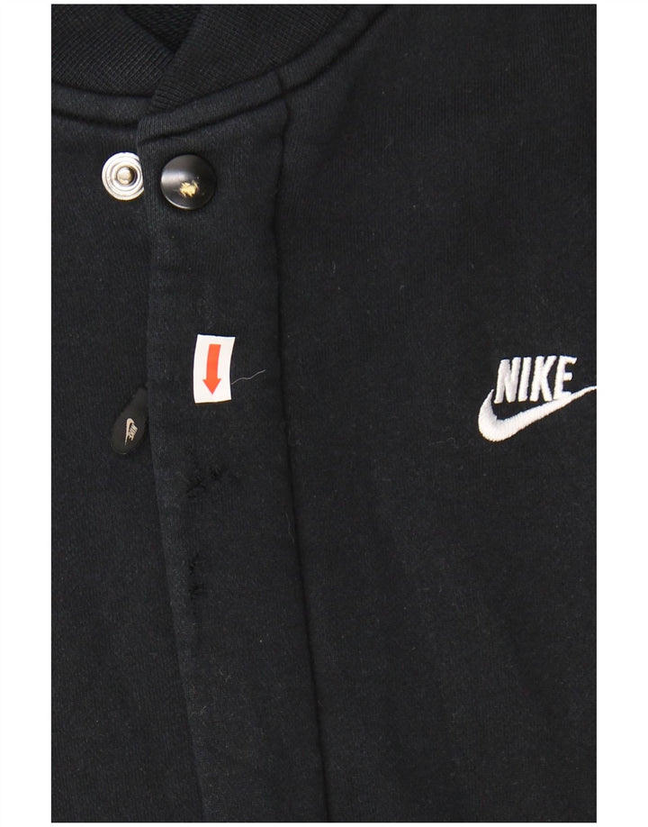NIKE Mens Tracksuit Top Jacket Grande Algodão Azul Marinho