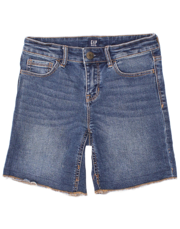 Shorts jeans Gap Boys 9-10 anos W24 algodão azul