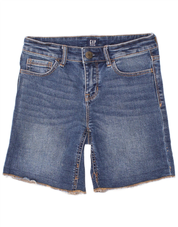 Shorts jeans Gap Boys 9-10 anos W24 algodão azul