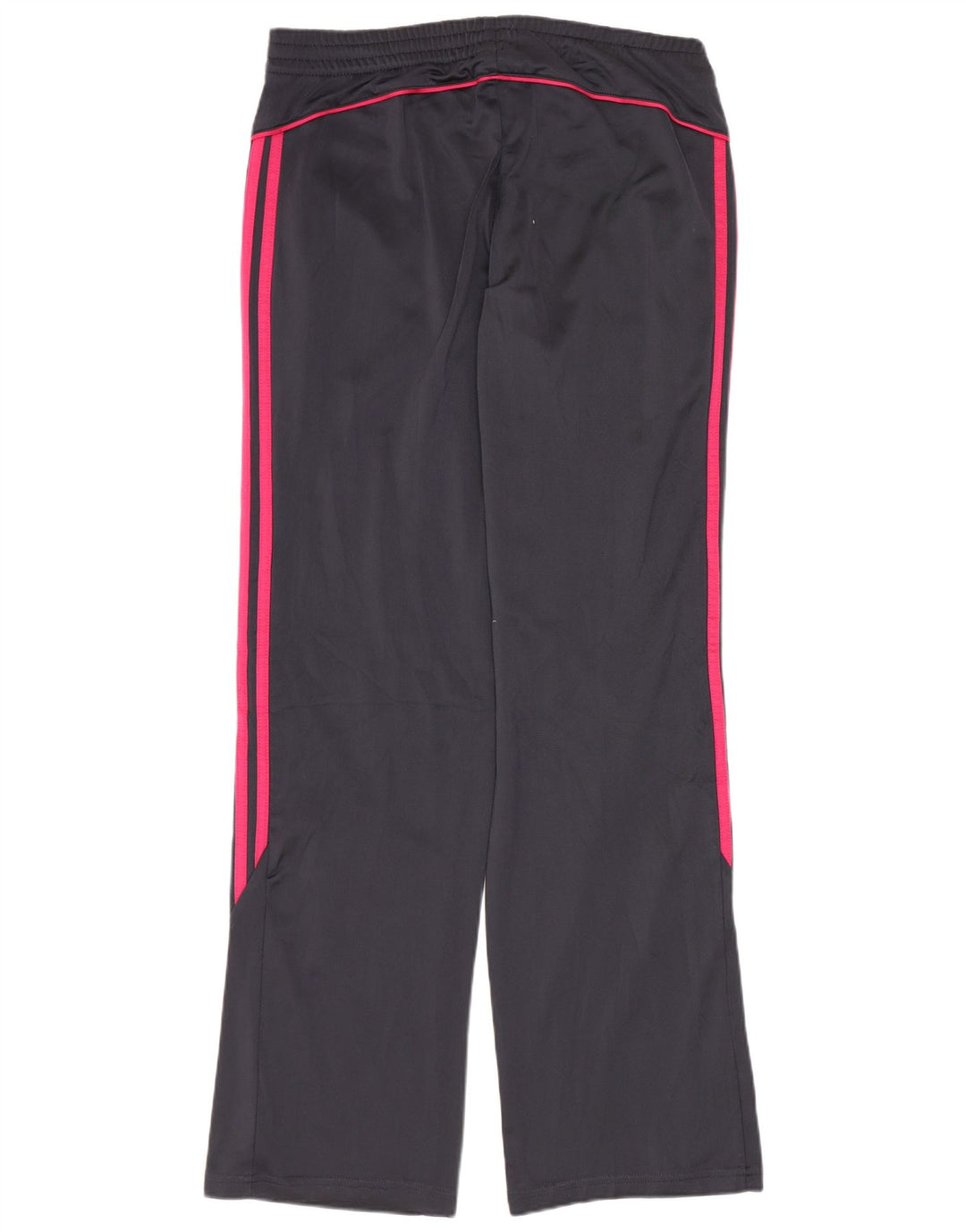 Calça de treino feminina ADIDAS UK 8/10 pequena cinza poliéster