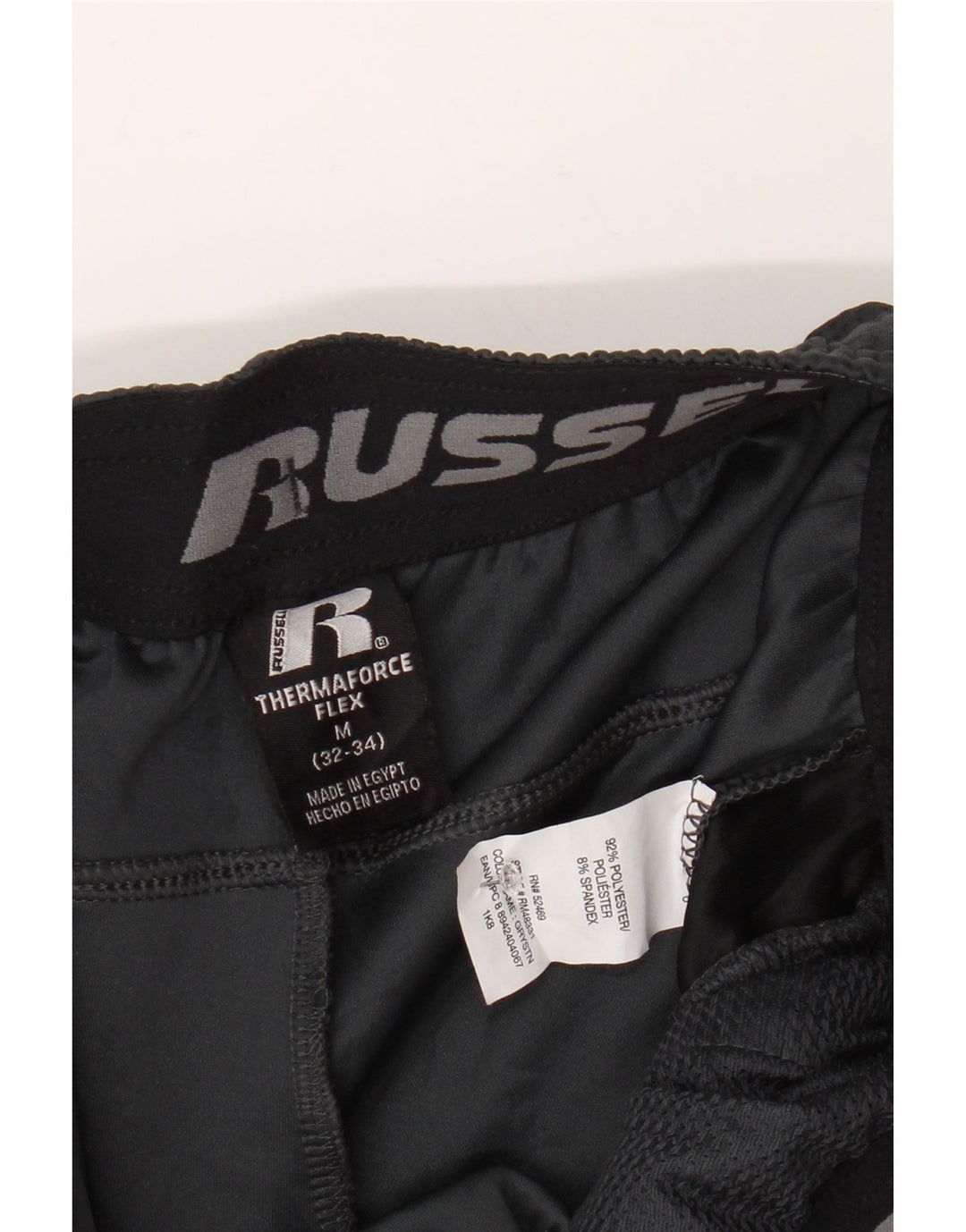 Calça de treino masculina RUSSELL ATLÉTICO Dri-Power cinza médio