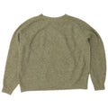 Suéter feminino Marks & Spencer com gola redonda Reino Unido 14 acrílico verde médio