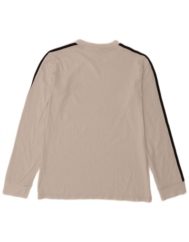 Adidas Mulher Top Manga Longa UK 12 Médio Branco