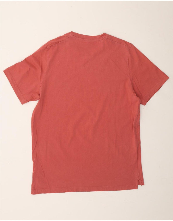 PUMA Mens Graphic T-Shirt Top Large Pink Cotton Vintage Puma and Second-Hand Puma from Messina Hembry 