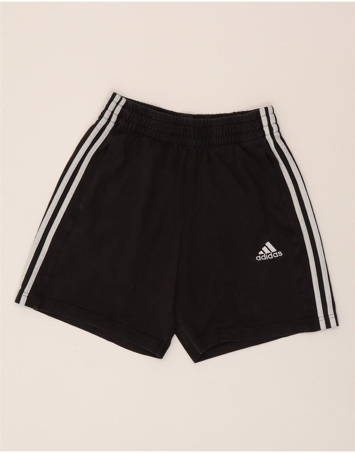ADIDAS Mens Sport Shorts Pequeno Algodão Preto
