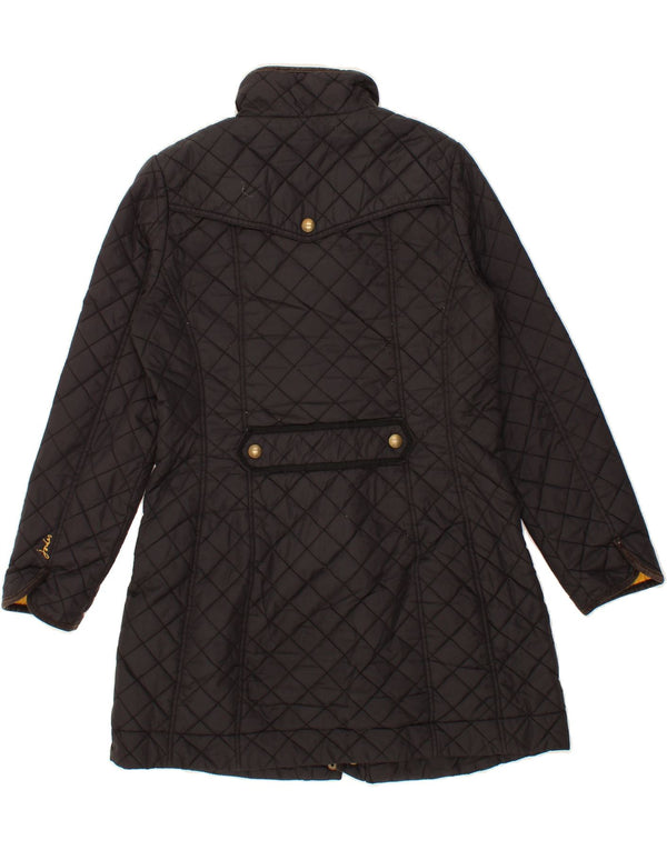 Casaco acolchoado feminino JOULES UK 12 médio preto poliamida