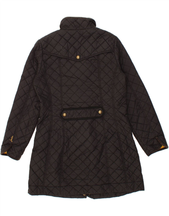 Casaco acolchoado feminino JOULES UK 12 médio preto poliamida