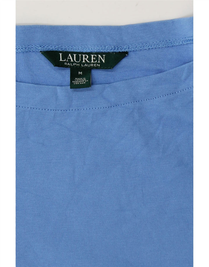 Ralph Lauren Camiseta Feminina Top UK 12 Azul Médio