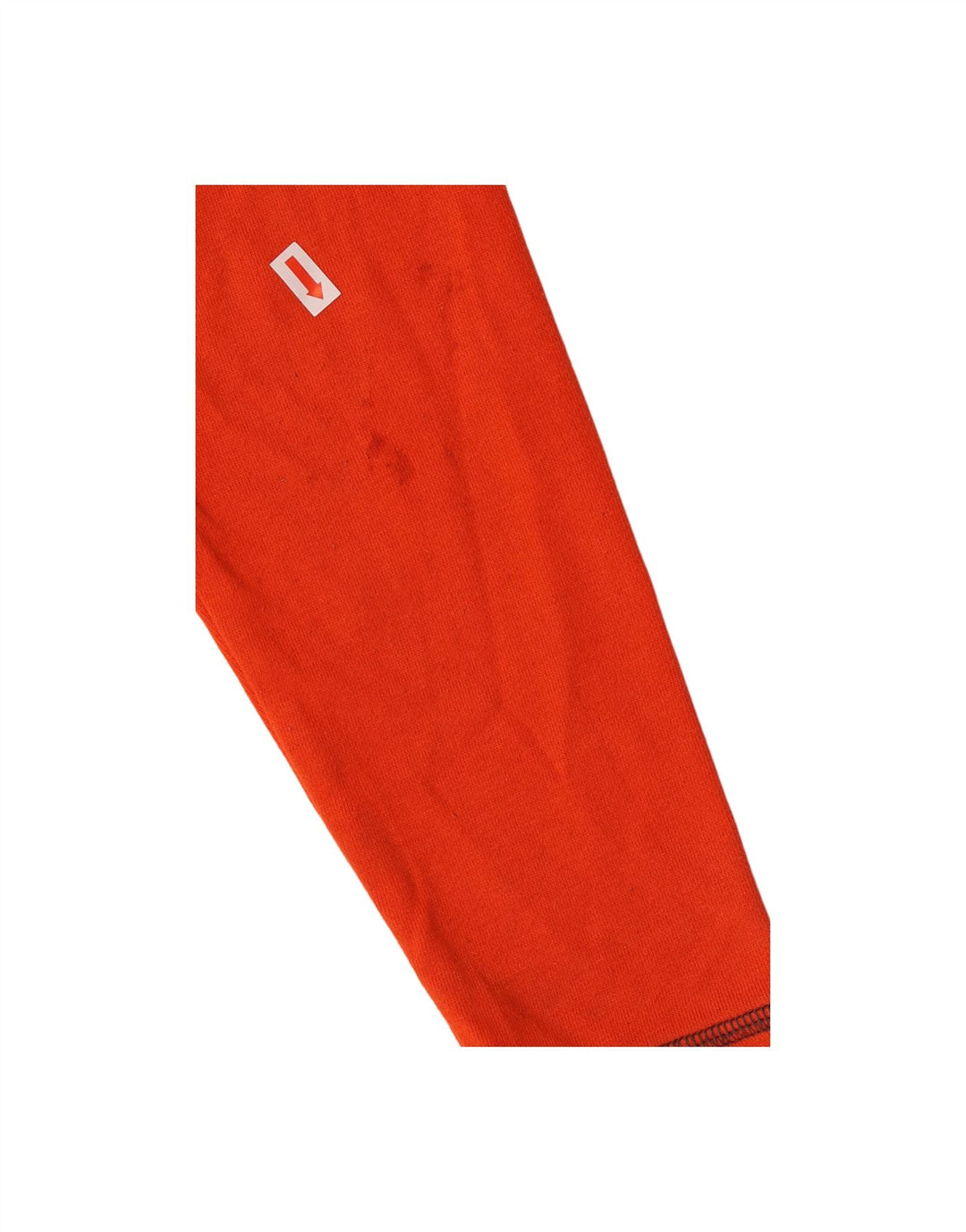 Suéter REEBOK Boys com capuz e zíper gráfico 13-14 anos algodão laranja