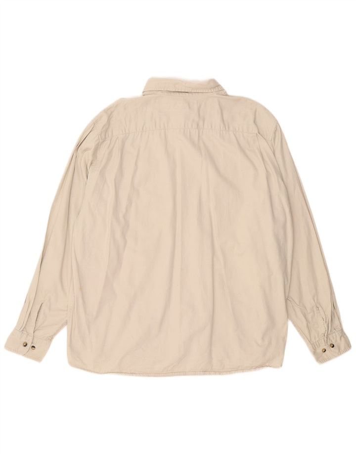 Camisa masculina WRANGLER 2XL algodão bege