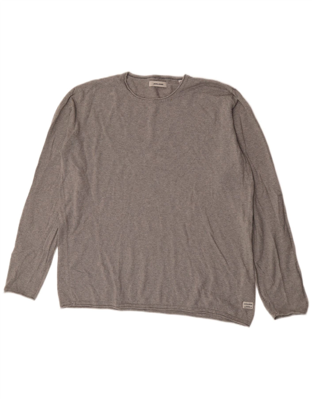 Suéter masculino Jack & Jones com gola redonda 2XL cinza