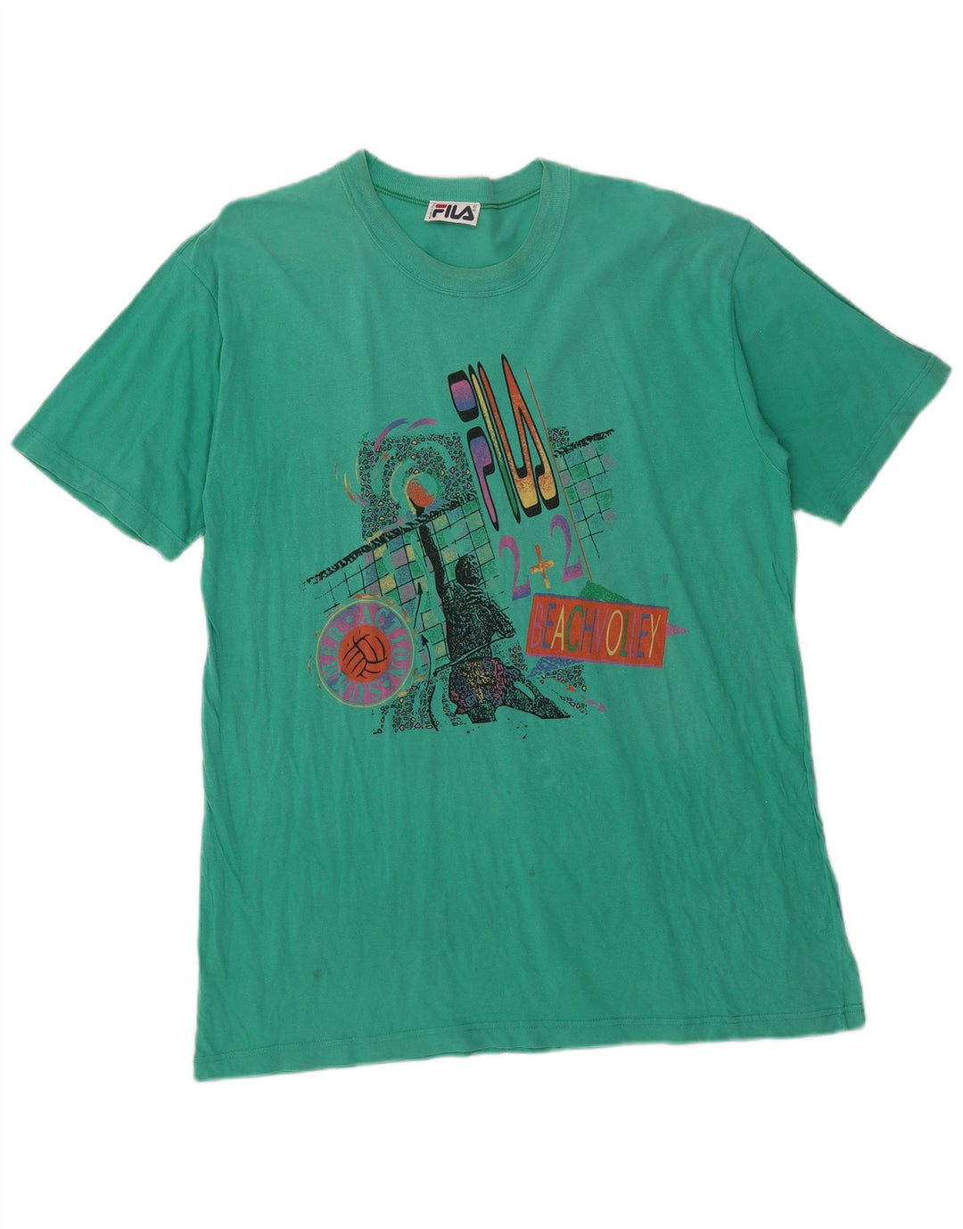Camiseta masculina Fila Graphic Top XL verde