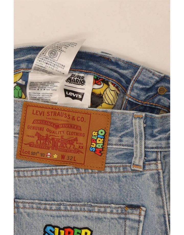 Shorts jeans masculino 501 da Levi's W32 azul médio algodão