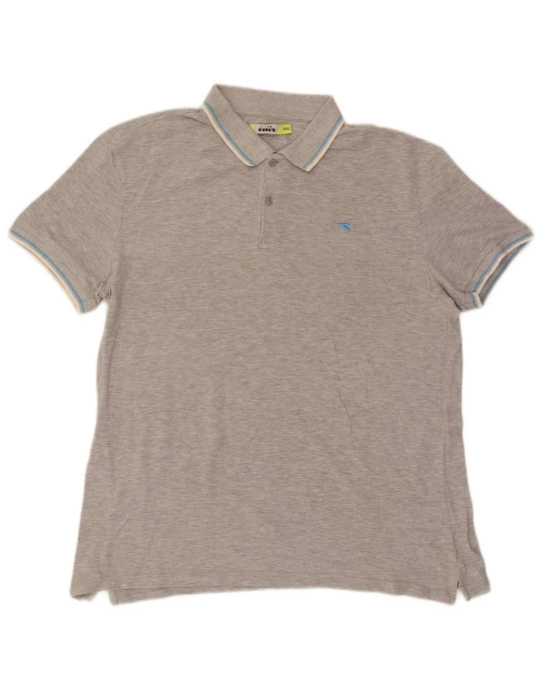 Camisa polo masculina Diadora 2XL cinza